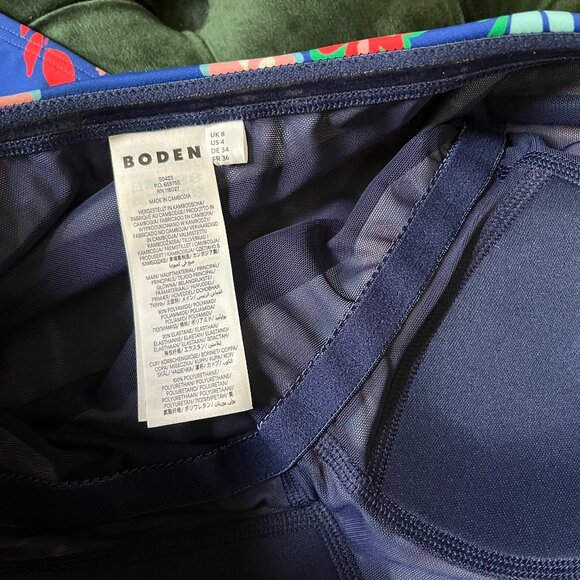Boden Paros Bandeau Swimsuit, size US 4 - Picture 5 of 8